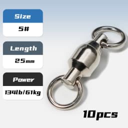 JIGGINGPRO Ball Bearing Swivels For Fishing Accessories Fishing Goods BB Swivel Sea Fishing