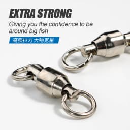 JIGGINGPRO Ball Bearing Swivels For Fishing Accessories Fishing Goods BB Swivel Sea Fishing