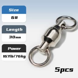 JIGGINGPRO Ball Bearing Swivels For Fishing Accessories Fishing Goods BB Swivel Sea Fishing