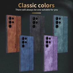 3D Embossing Case for Samsung Galaxy S26 S25 edge S24 S23 S22 S21 Ultra Plus FE Cover Soft Matte Leather Camera Protect Shell