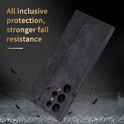 3D Embossing Case for Samsung Galaxy S26 S25 edge S24 S23 S22 S21 Ultra Plus FE Cover Soft Matte Leather Camera Protect Shell