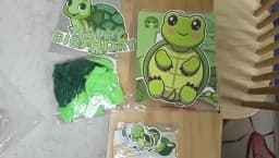 Cartoon Turtle Birthday Decoration Lovely Turtle Balloons Banners Cake Decor Kids Boys Girls Happy Turtle Birthday Party Decors