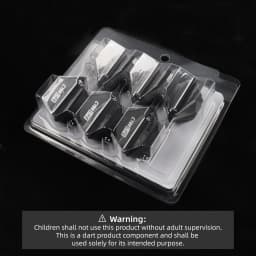 CyeeLife Dart Flight Standard Shape Regular Flight +12pcs Spring Dart Accessorie Set Durable Anti-Fal