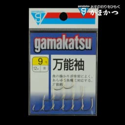 Gamakatsu Universal Sleeve Tan C1SD5 Barbed Fish Hook Thin Strip Light High Carbon Steel for Fishing Size 1-8#