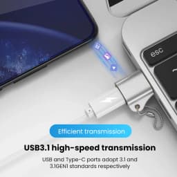 OLAF 10Gbps USB 3.1 OTG USB A To Type C Adapter For PC Laptop Huawei Samsung Xiaomi USB Male to USB C Female Converter
