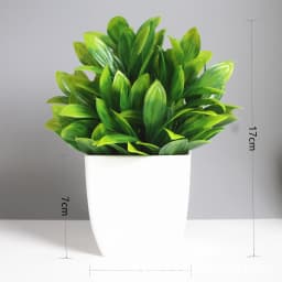 Artificial Bonsai Green Fake Plant Eucalyptus Flower Potted Plant For Indoor Outdoor Home Bedroom Garden Decoration supplies