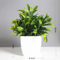 Artificial Bonsai Green Fake Plant Eucalyptus Flower Potted Plant For Indoor Outdoor Home Bedroom Garden Decoration supplies