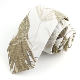 Men's Ties Floral Leaves And Plants Brown Pink White Neckties Leisure Business Shirt Suit Daily Wear Cravat Wedding Party Gifts