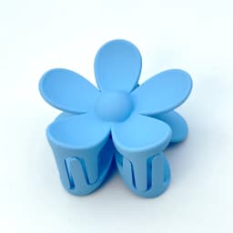 Large Size Fashion Flower Sculpt Hair Claws Colourful Ponytail Hair Accessories Matte Claw Clips For Women Or Girls