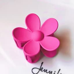 Large Size Fashion Flower Sculpt Hair Claws Colourful Ponytail Hair Accessories Matte Claw Clips For Women Or Girls