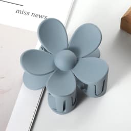 Large Size Fashion Flower Sculpt Hair Claws Colourful Ponytail Hair Accessories Matte Claw Clips For Women Or Girls