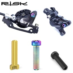 RISK Ultralight Bicycle Oil Disc Screw Titanium Alloy Retainer Pin Bleed Nipple Compression Nut XT Bike Accessories