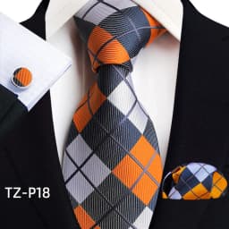 Floral Blue Ties For Men Wedding Party Business Man Tie Handkerchief Brooch Cufflinks Set Men Accessories Gravata