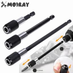 1/4 Inch Hex Shank Quick Release Electric Drill Magnetic Screwdriver Bit Adjustable Extension Holder Bar Shank Power Tool