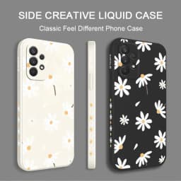 Plain Daisies Phone Case For Samsung Galaxy S23 S22 S21 S20 Ultra Plus FE S10 S9 S10E Note 20 ultra 10 9 Plus Cover