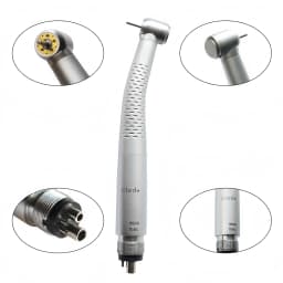 Dental Fast Speed Handpiece WIth LED Slow Low Turbine 2/4 Hole 1SET/5PCS