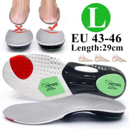 Best Orthopedic Insoles for Feet EVA Gel Shock Absorption Health Orthotic Sole Pad Sport Arch Support Relief Plantar Fasciitis