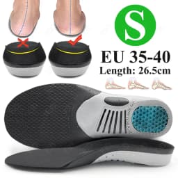 Best Orthopedic Insoles for Feet EVA Gel Shock Absorption Health Orthotic Sole Pad Sport Arch Support Relief Plantar Fasciitis