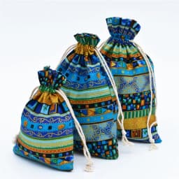 20pcs Ethnic Style Cotton Linen Drawstring Pocket Bag Buddhist Beads Storage Bag Jewelry Coin Purse Bag Small Things Sorting Bag