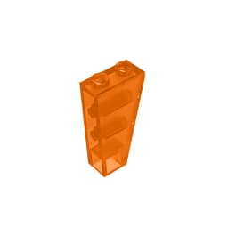 Gobricks GDS-864 Slope, Inverted 75 2 x 1 x 3 compatible with lego 2449 children's DIY Educational Building Blocks Technical