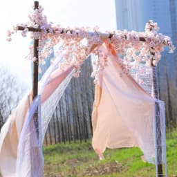 180CM 135 Heads Artificial Cherry Blossom Flower Vine Hanging Flowers Garland for Wedding Party Home Decor Japanese Kawaii Decor