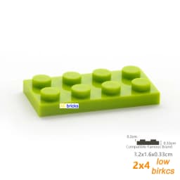 120pcs Bulk Building Blocks Thin Figure Bricks 2x4 Dots Educational Creative Size Compatible With 3020 Plastic Toys for Children