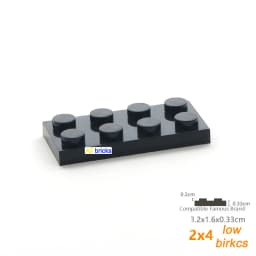 120pcs Bulk Building Blocks Thin Figure Bricks 2x4 Dots Educational Creative Size Compatible With 3020 Plastic Toys for Children