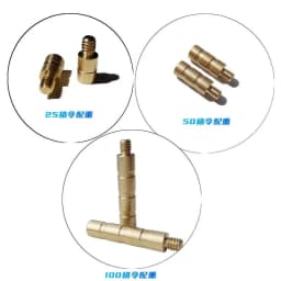 12Pcs Arrow Weight Combo Screw Arrow Points Copper Insert Archery Brass 25/50/100Gr For Archery Hunting Shooting Accessories