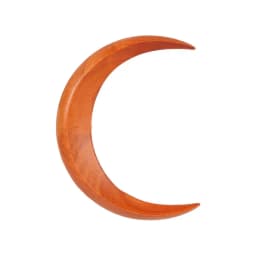 Moon Hair Fork Ramadan Hand Carved Wooden Hair Sticks for Women Long Hair Comb Hair Styling Tools Hair Accessories