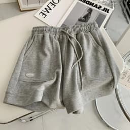 2026 Women's Comfortable Loose Wide-legged Drawstring A Pants Slim Waist Slim Fit Casual Home Versatile Sports Shorts New