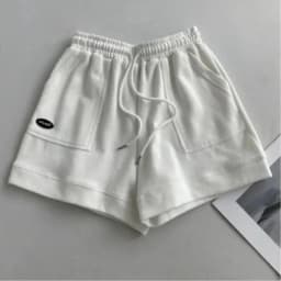 2026 Women's Comfortable Loose Wide-legged Drawstring A Pants Slim Waist Slim Fit Casual Home Versatile Sports Shorts New