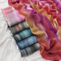 Muslim Tie-Dye Hijab Premium Headscarf Soft Breathable Hijab Women Gradient Cotton Viscose Modal Hijab Femme Musulman