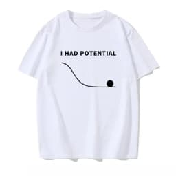Project Hail Mary “I Had Potential” Ryland Grace Same Style Unisex Shirt 2026 Summer New Fashion Women Vintage Ladies T-shirts