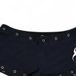 Y2K Millennium Sexy Slim Fit Versatile Low Waist Gothic Hip Hop Street Women's Fashion Black Casual Fashion Willow Nail Print