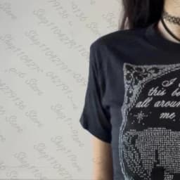Shoujo Girl Style Grunge Clothes for Women Long Sleeve Graphic Tees Y2k Tops Goth Woman Clothing Women's Cropped Kpop Harajuku