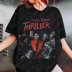 Michael Jackson Modern Redesign T-shirt Men and Women Summer Cotton Y2K Clothing Fashion Round Neck Short Sleeved Tee Fan Gifts