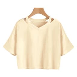Y2k Crop Tops Women's Graphic Short Sleeve V-neck Cropped T Shirt 90s Vintage Tshirt Woman Summer Sexy T-shirt