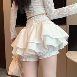 Japanese Y2k Cute Ruffled Plaid Skirt Gothic Punk Rock Subculture Cake Skirts Japanese Preppy Style Casual New Women Mini Skirts