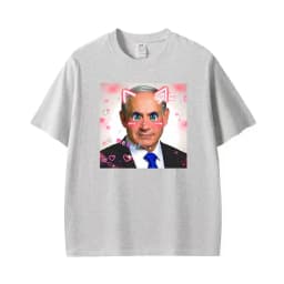 Benjamin Netanyahu Cute Kawaii Funny Graphic T-shirt Women's Clothing Retro Humor Short Sleeve T Shirts