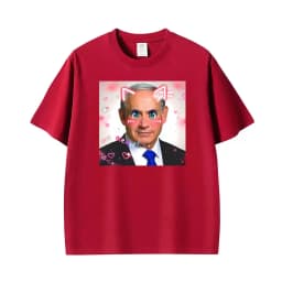 Benjamin Netanyahu Cute Kawaii Funny Graphic T-shirt Women's Clothing Retro Humor Short Sleeve T Shirts