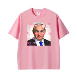 Benjamin Netanyahu Cute Kawaii Funny Graphic T-shirt Women's Clothing Retro Humor Short Sleeve T Shirts
