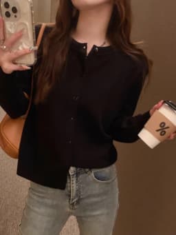 2026 Women Cardigans Sweater Casual Warm Spring Summer O-neck Long Sleeve Single Breasted Slim Fashion Korean Knitwears Tops