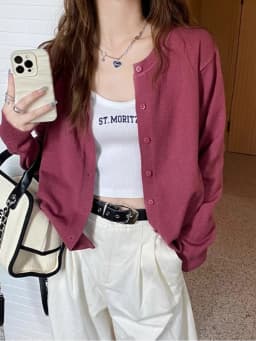 2026 Women Cardigans Sweater Casual Warm Spring Summer O-neck Long Sleeve Single Breasted Slim Fashion Korean Knitwears Tops