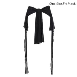 Jeans Pants Decor Irregular Jazz Dance Scarf See Through Harajuku Y2K Belt Streetwear High Waist Hip-hop Scarf