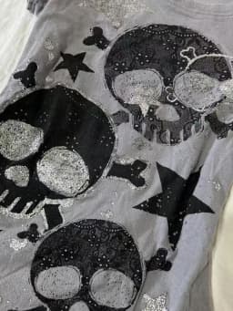 Japanese Y2k Women's Tees 2000s Hottie Clothes Tops Star Skull Graphic Print T Shirts Goth Emo Punk Aesthetics Chic T-shirt