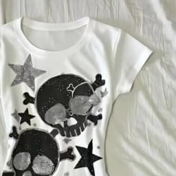 Japanese Y2k Women's Tees 2000s Hottie Clothes Tops Star Skull Graphic Print T Shirts Goth Emo Punk Aesthetics Chic T-shirt
