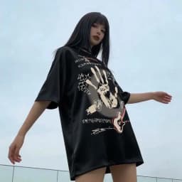 American Vintage Round Neck Short Sleeved T-shirt Men/Women Korean Inst Summer New Top