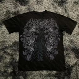 Summer Classic Y2K Gothic Style T-shirt Print Oversized T Shirt High Street Shirts Round Neck Cotton Tops Mens Women T Shirt Tee