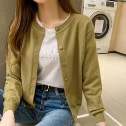 Rimocy Knitted Cardigan Jacket Women 2025 Spring Autumn Round Neck Casual Cardigans Woman Solid Color Slim Korean Jumpers Female