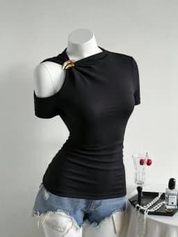 New Trendy, Elegant and Versatile Women's Off-Shoulder T-Shirt